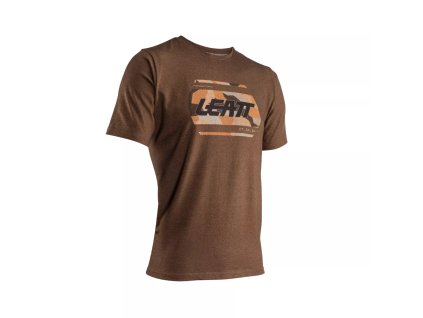 Leatt tričko s krátkym rukávom Core, pánske, loam