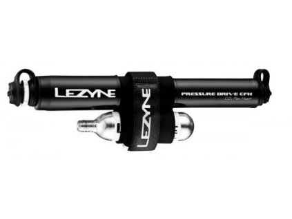 LEZYNE Kombinovaná minipumpa Pressure Drive CFH, 2-v-1 minipumpa + CO2 bombicka