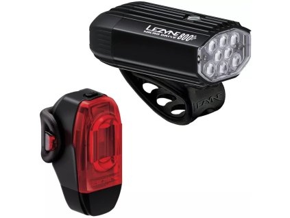 Lezyne MICRO DRIVE 800+ a KTV DRIVE + set svetiel