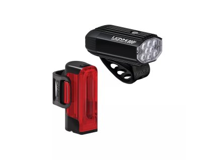 Lezyne Micro Drive 800+ a Strip Drive 300+ set svetiel