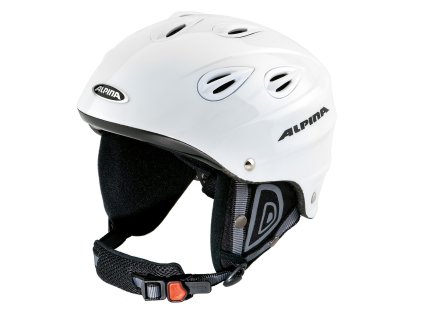 Lyžiarska prilba Alpina junta biela