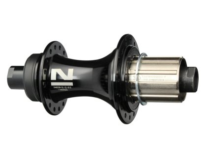 Novatec HBR D462SB-SL-CL-B12-S3S-11S, p.a.blk, 32h, w/o 12x148 T.A., D:44.0, 5xNBK, w/N14 logo,OEM