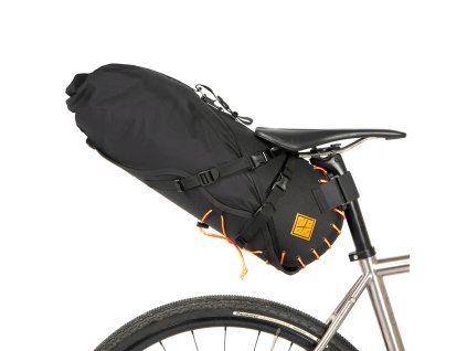 Restrap Saddle Bag podsedlová taška, 18 l, čierna/oranžová