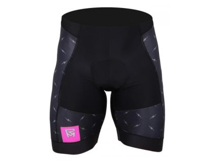 RM cyklistické nohavice krátke flash, dámske, čierna