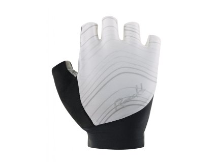 Roeckl cyklistické rukavice Danis 2, čierno-biele (misty wave)
