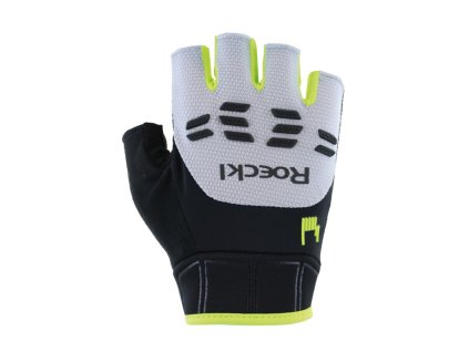 ROECKL Rukavice cyklistické Iseler 2, šedo-žlto-čierne (harbor mist/black)