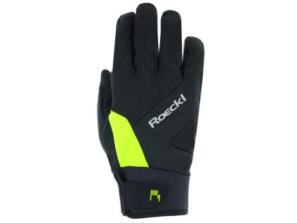 ROECKL Rukavice cyklistické zimné Reichenthal 2 čierna/žltá