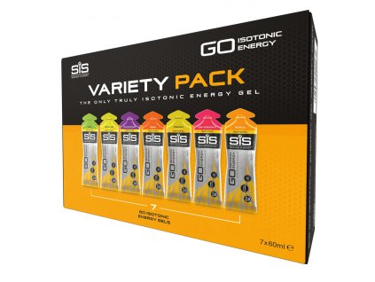 SiS GO Isotonic Variety Pack energetické gély, 7x60ml