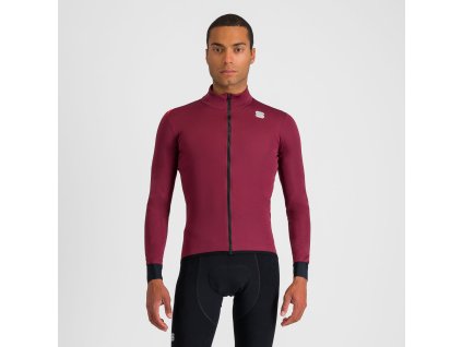 Sportful Fiandre light NO RAIN cyklistická bunda, vínovočervená