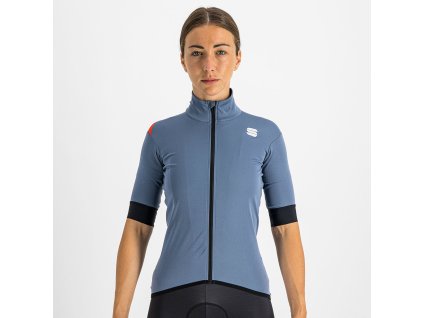 Sportful Fiandre Light NoRain bunda s kr. rukávom, dámska, tmavomodrá
