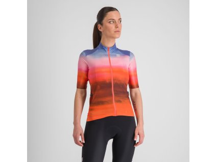 Sportful FLOW SUPERGIARA dámsky dres pompelmo sky blue