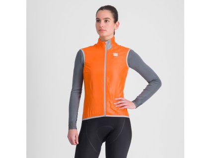 Sportful Hot Pack EasyLight cyklistická vesta, dámska, oranžová