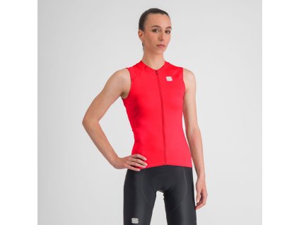 Sportful match dámsky dres bez rukávov, tango red