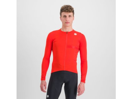 Sportful Matchy Dres s dlhým rukávom červený