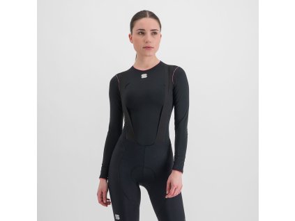 Sportful MIDWEIGHT dámske tričko dlhý rukáv čierne