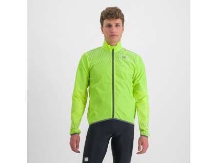 Sportful Reflex cyklistická bunda, žltá fluo