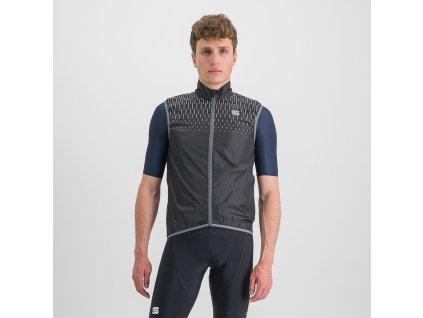 Sportful Reflex cyklistická vesta, čierna