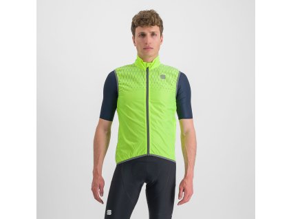Sportful Reflex cyklistická vesta, žltá fluo