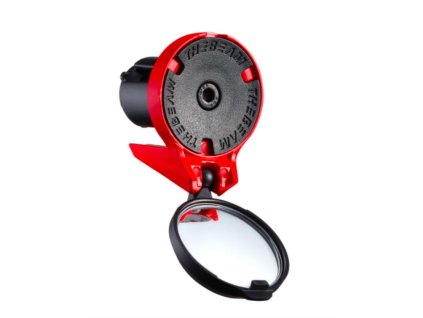 The Beam CORKY PERFORMANCE spätné zrkadlo, červená