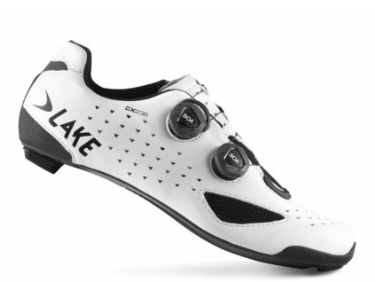 Tretry LAKE CX238-X, biela s čiernou