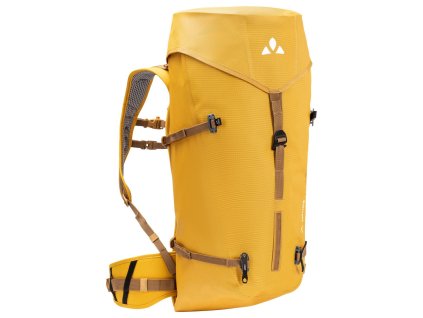 Vaude alpinistický nepremokavý batoh Rupal 28, unisex, burnt yellow
