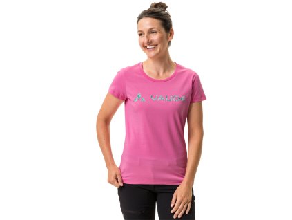 Vaude bavlnené tričko Logo, dámské, dragon fruit