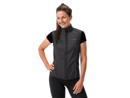 Vaude cyklistická vesta Matera Air, dámska, čierna