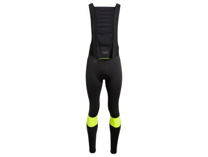 Vaude cyklistické nohavice Kuro Warm Bib, pánske, neonovo žlté