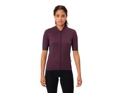 Vaude cyklistický dres Kuro FZ, dámsky, cassis