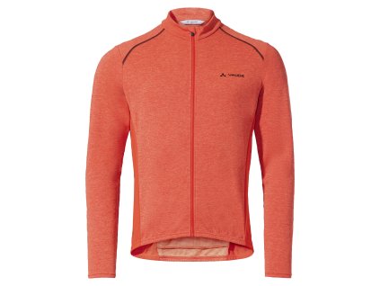 Vaude cyklistický dres Matera LS Tricot s dlhým rukávom, žiarivo červený