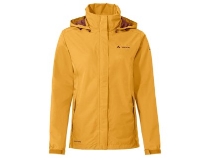Vaude ESCAPE LIGHT nepremokavá outdoorová bunda, dámska, burnt yellow