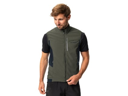 Vaude Kuro Air cyklistická vesta, khaki