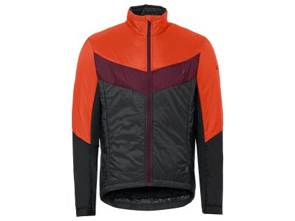 Vaude Kuro Insulation Jacket cyklistická bunda, ohnivo červená - čierna