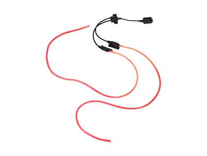 Vaude led svetlo "Light me up" na batohy, red