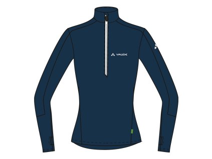 Vaude Livigno Halfzip II, dámsky pulóver, tmavomodrá dark sea