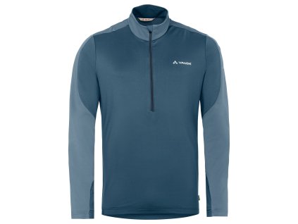 Vaude Livigno Halfzip II, pánsky pulóver, modro šedý