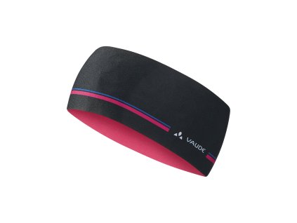 Vaude Logo Headband II, unisex čelenka, rich pink