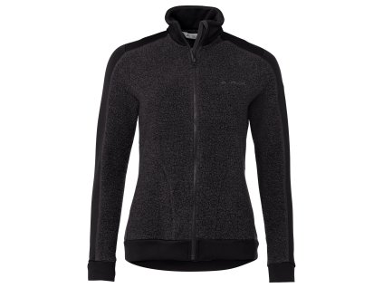 Vaude mikina Skomer Wool Fleece, dámska, phantom čierna