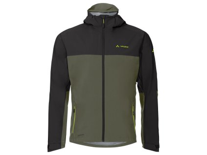Vaude Moab Rain cyklistická bunda, khaki zelená