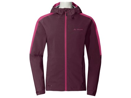 Vaude Moab Rain II cyklistická bunda, dámska, bordová cassis