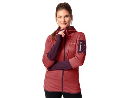 Vaude Monviso mikina, dámska, tehlová