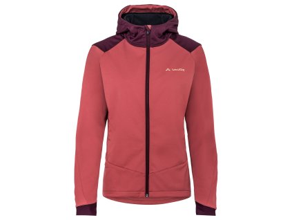 Vaude Qimsa Softshell cyklistická bunda, dámska, tehlovo červená