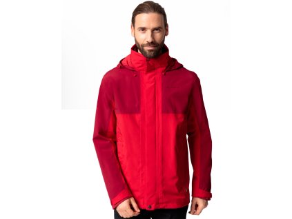 Vaude ROSEMOOR 3in1 turistická bunda, pánska, červená