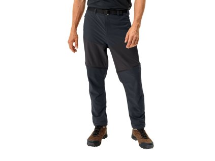 Vaude turistické nohavice Elope zip-off, pánske, phantom black