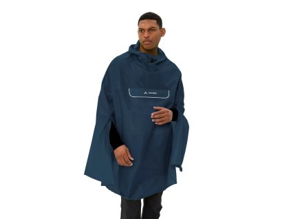 Vaude Valdipino pončo, dark sea modré