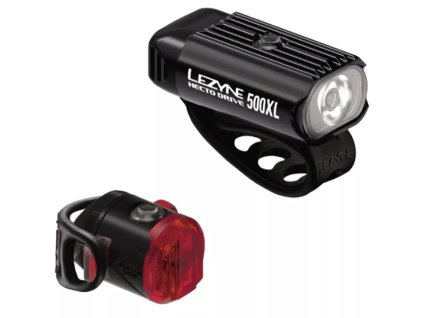 Lezyne HECTO DRIVE 500XL a FEMTO USB C sada svetiel