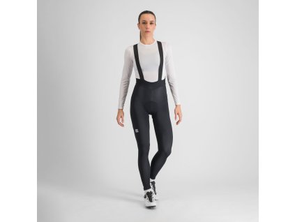 Sportful FIANDRE dámske nohavice, s trakmi, čierne