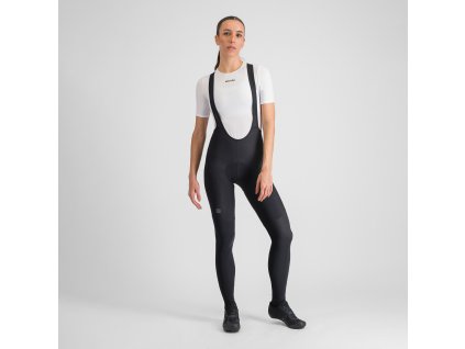 Sportful PULSE dámske nohavice, s trakmi, čierne