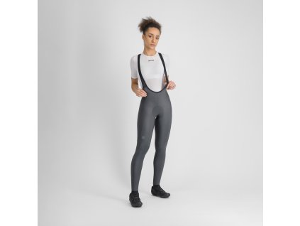 Sportful PULSE dámske nohavice, s trakmi, čierne sand