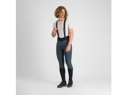 Sportful SUPERGIARA nohavice, s trakmi, tmavozelená-čierna